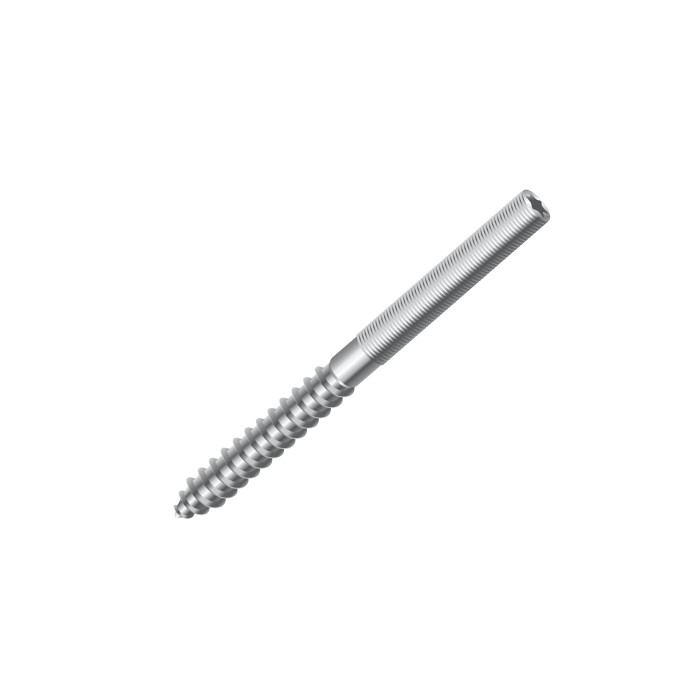 Шуруп-шпилька 8,0х100 (100шт) шлиц Torx 25 цинк